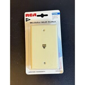 NOS 1998 RCA Modular Wall Outlet Phone White Sealed TP247WH  -Z